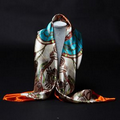 Silk Satin Scarf 27" x 27" Digital Print